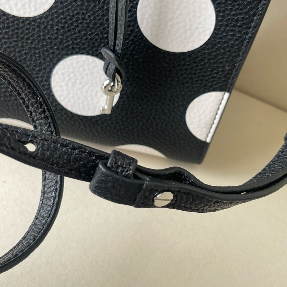 (new+tag) Marc Jacobs grind crossbody black polka dots size 9x8x4 inch - Picture 13 of 15